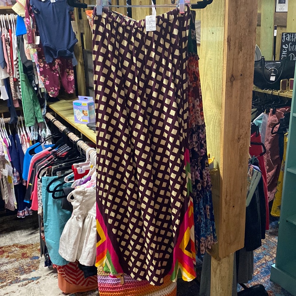 Anthropologie Tiny Patterned Multicolored Skirt - image 1